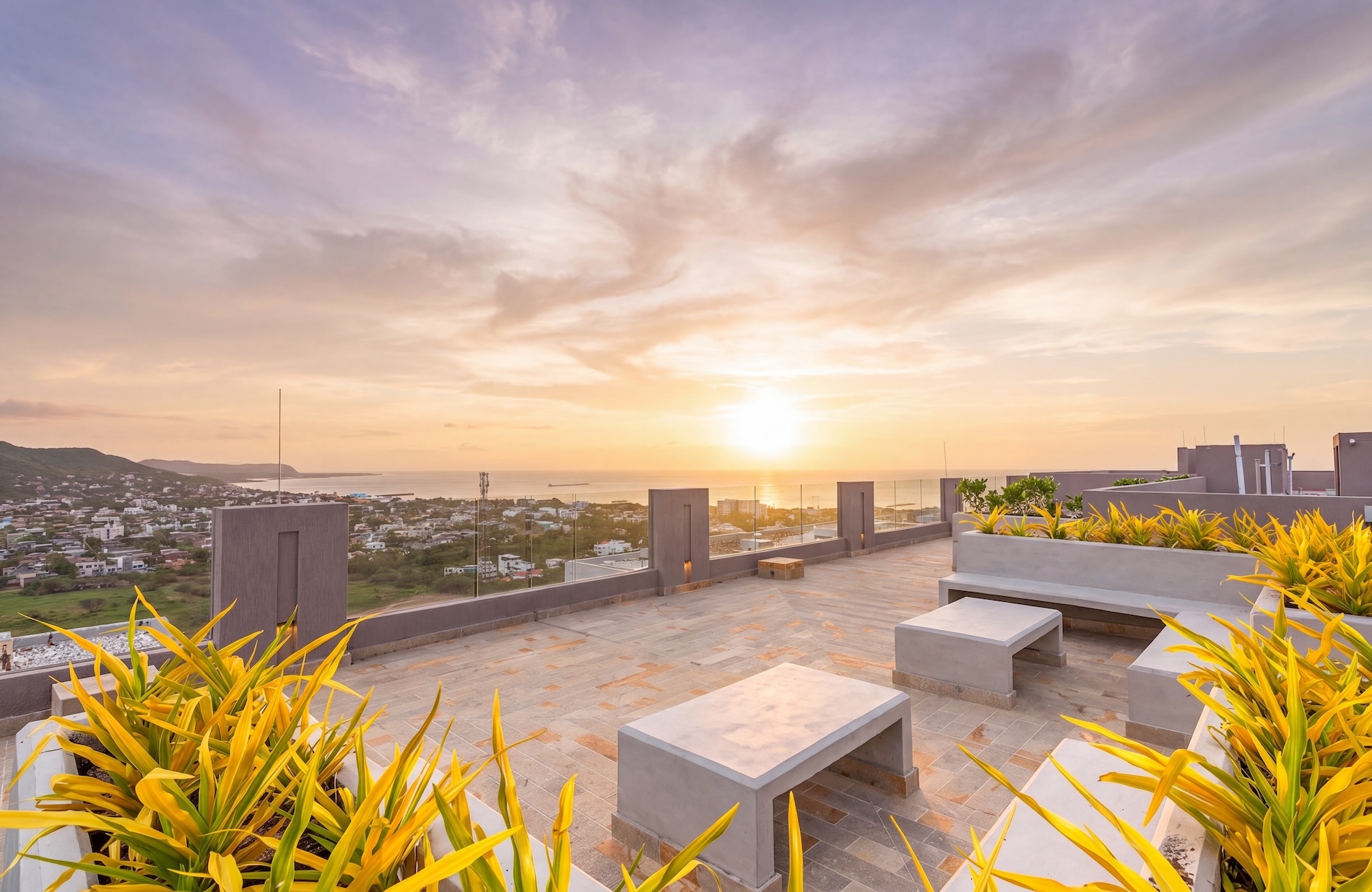 Zonas comunes resort Mirador del Puerto